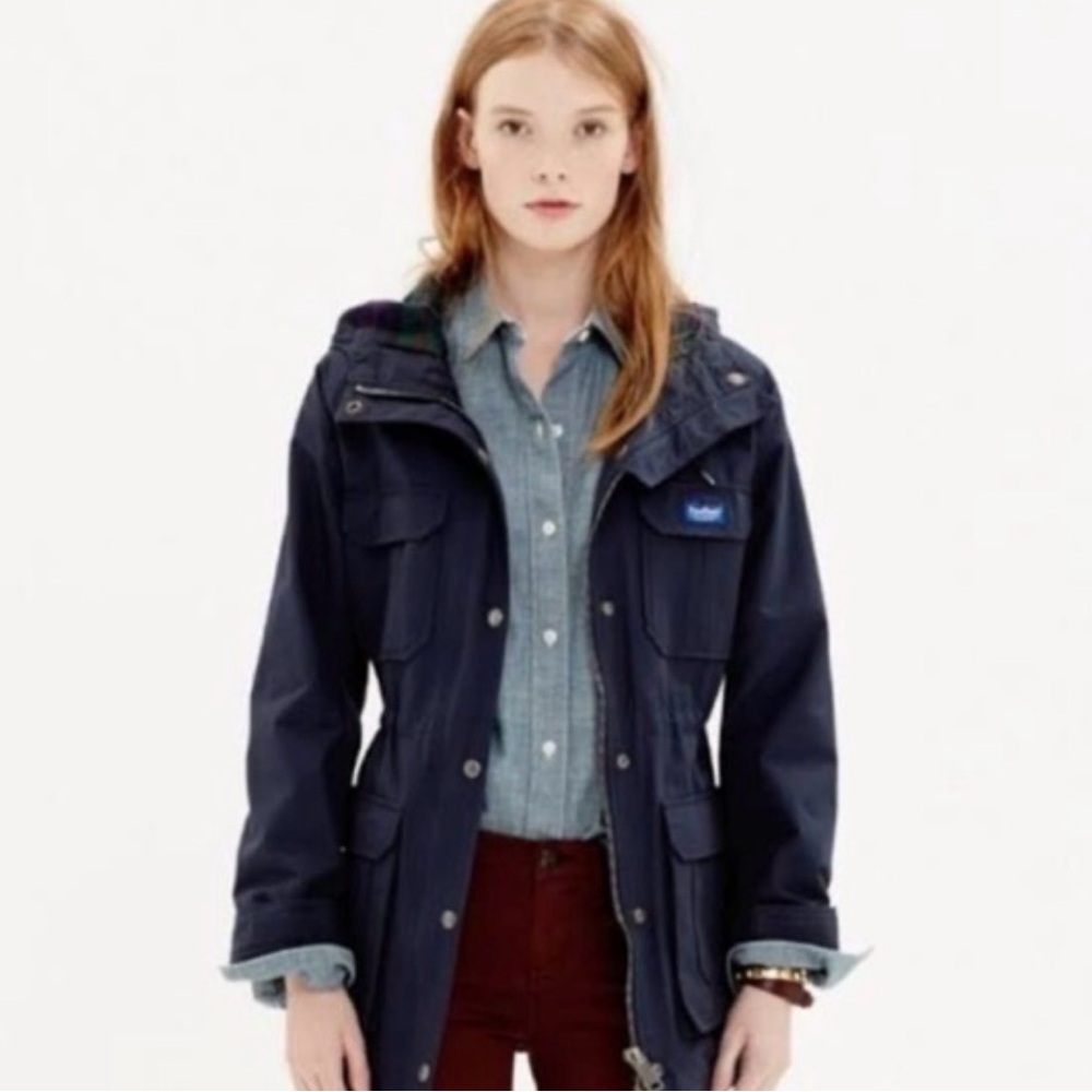 Penfield 60/40 Hooded Parka Utility Jacket in Navy Blue Size Medium